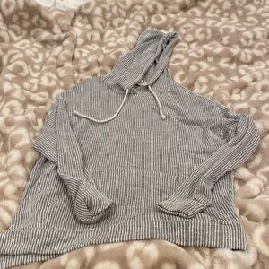 Cute lightweight striped hoodie size L